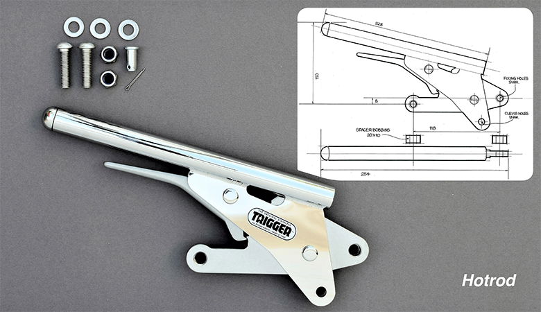 Trigger Handbrakes. Lister Bell, Ultima, Casarva, Blackjack, Lightweight