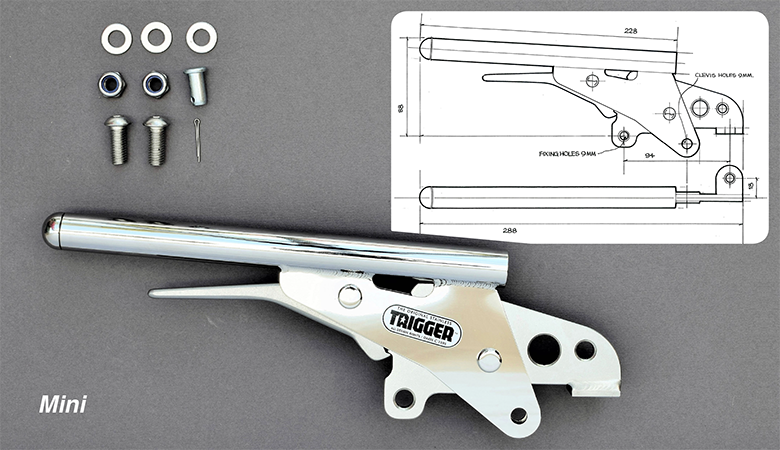 Trigger Handbrakes. Lister Bell, Ultima, Casarva, Blackjack, Lightweight